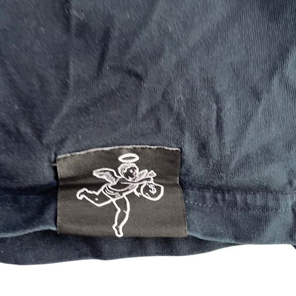 Men's Muerté Money Never Sleeps Hustle Daily T-Shirt XL Black Skull - Excellent - Picture 4 of 9